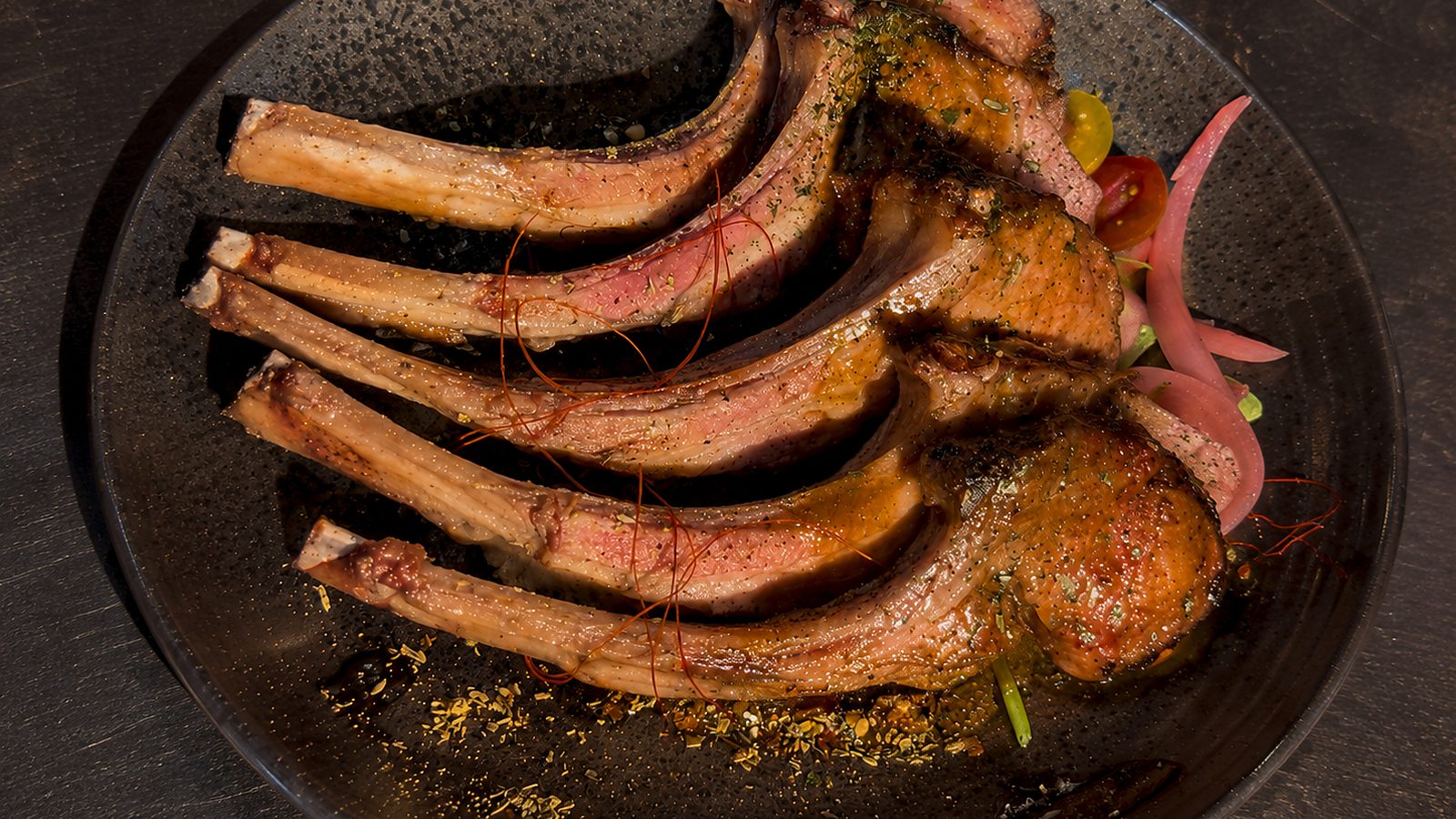 Josper-grilled lamb chops at Renzo's Carrollwood, Tampa