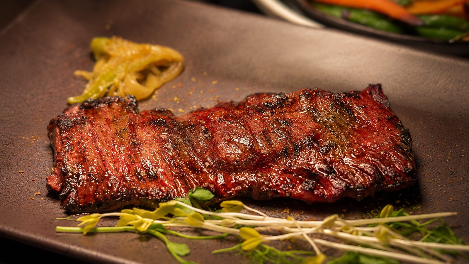 Outside skirt steak — entra&ntilde;a — off the Josper at Renzo's Carrollwood, Tampa